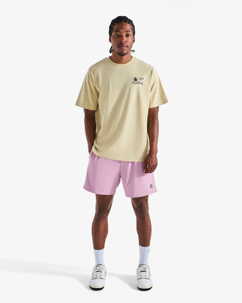 Malbon TWO MAN SCRAMBLE T-SHIRT LIGHT KHAKI