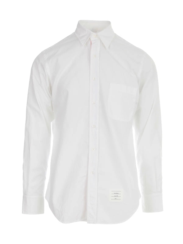Thom Browne RWB Detailed Long-Sleeved Shirt