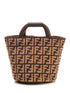 Fendi FF Monogrammed Shopping Bag