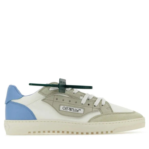 Off-White 5.0 Round Toe Lace-Up Sneakers