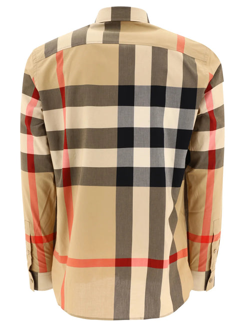 Burberry Checked Button-Up Shirt