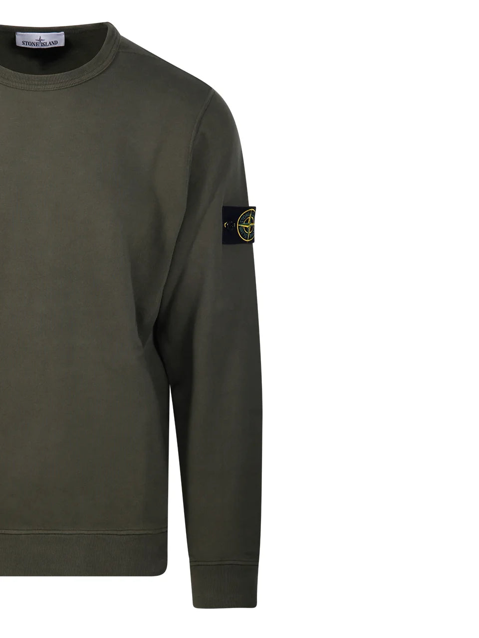 Stone Island Compass Patch Crewneck Sweatshirt
