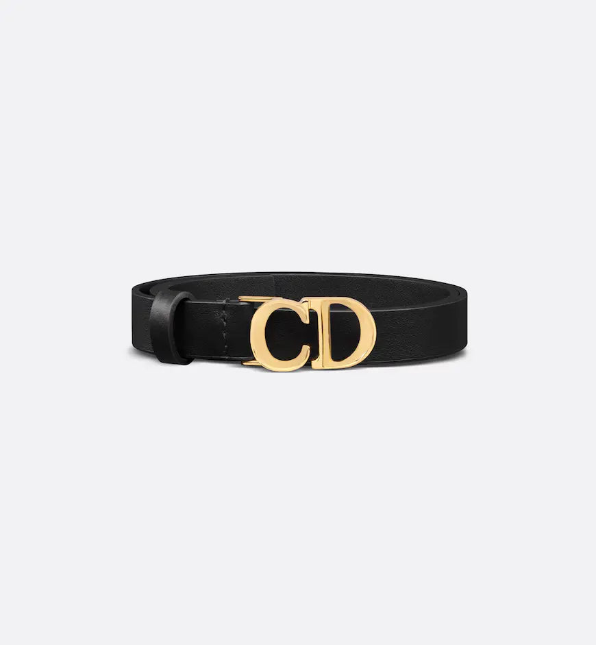 Dior C'est Dior Belt  Black Smooth Calfskin, 20 MM