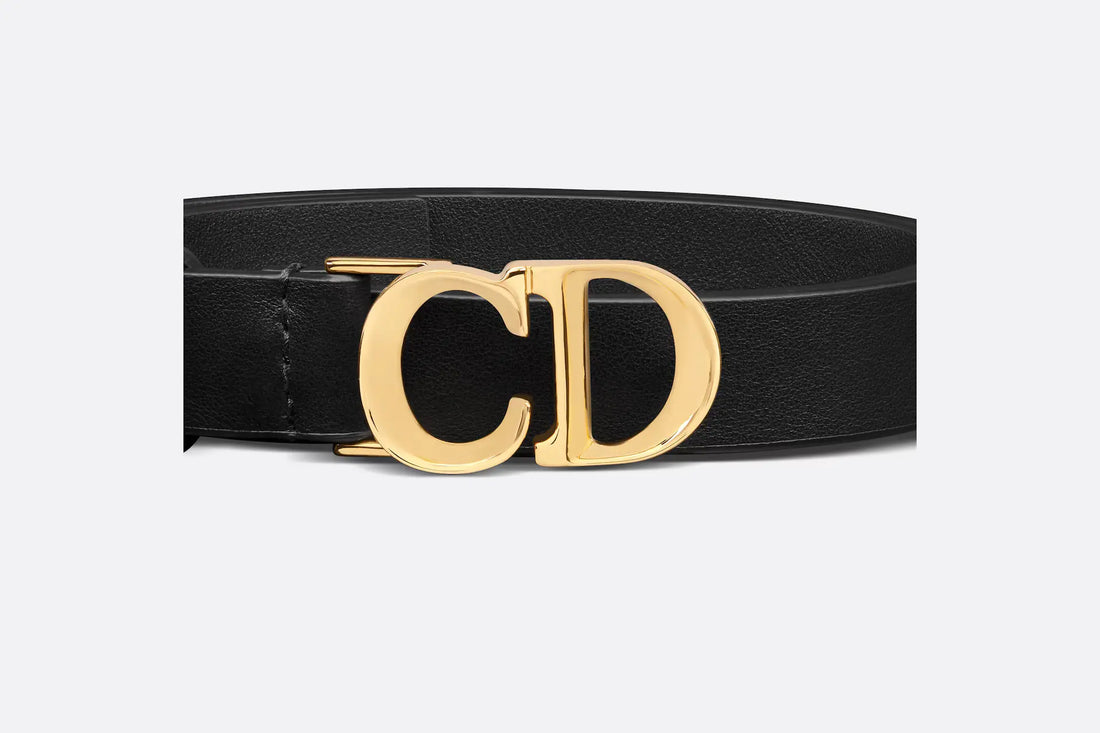Dior C'est Dior Belt  Black Smooth Calfskin, 20 MM