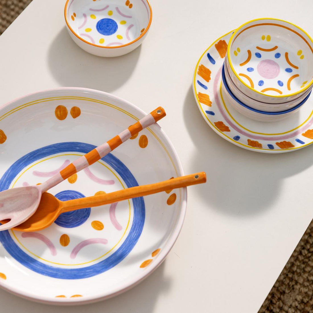 Klevering Salad server boavista stripe