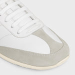 CELINE JOGGER LOW LACE-UP SNEAKER IN CALFSKIN & SUEDE CALFSKIN