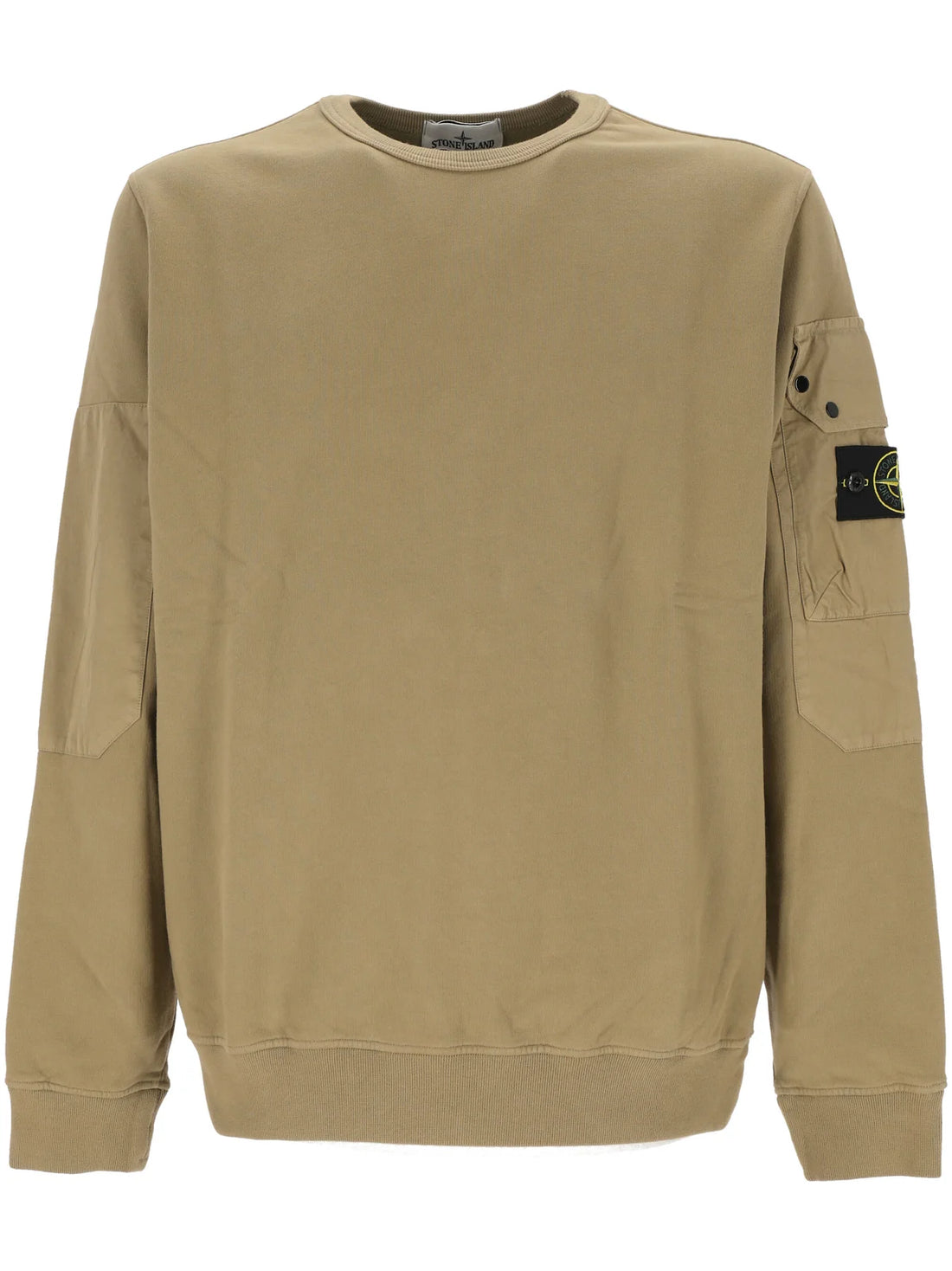 Stone Island Logo Patch Crewneck Sweatshirt