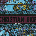 Dior Mini Dior Book Tote Celestial Blue Multicolor Toile De Jouy Voyage Embroidery
