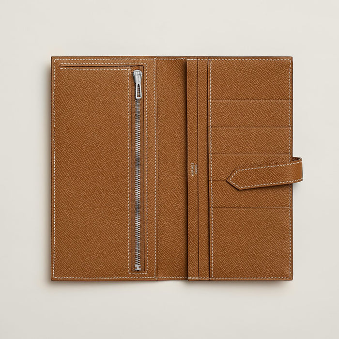 Hermes gold Bearn Wallet
