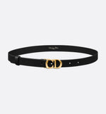 Dior C'est Dior Belt Black Smooth Calfskin, 20 MM