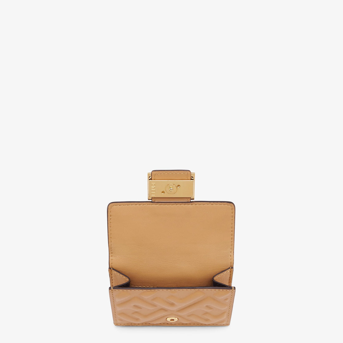 Fendi Baguette Micro Trifold
Beige nappa leather wallet