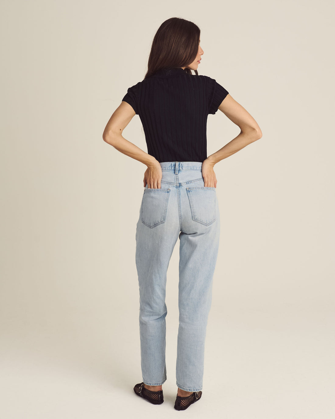 Malbon ELEA RIB KNIT POLO