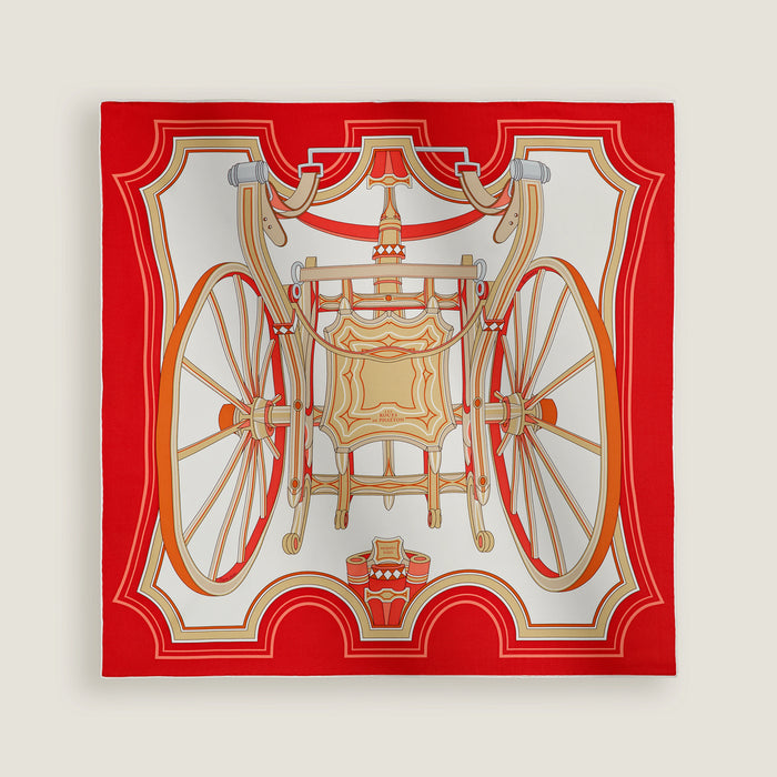 Hermes Les Roues de Phaeton scarf 70