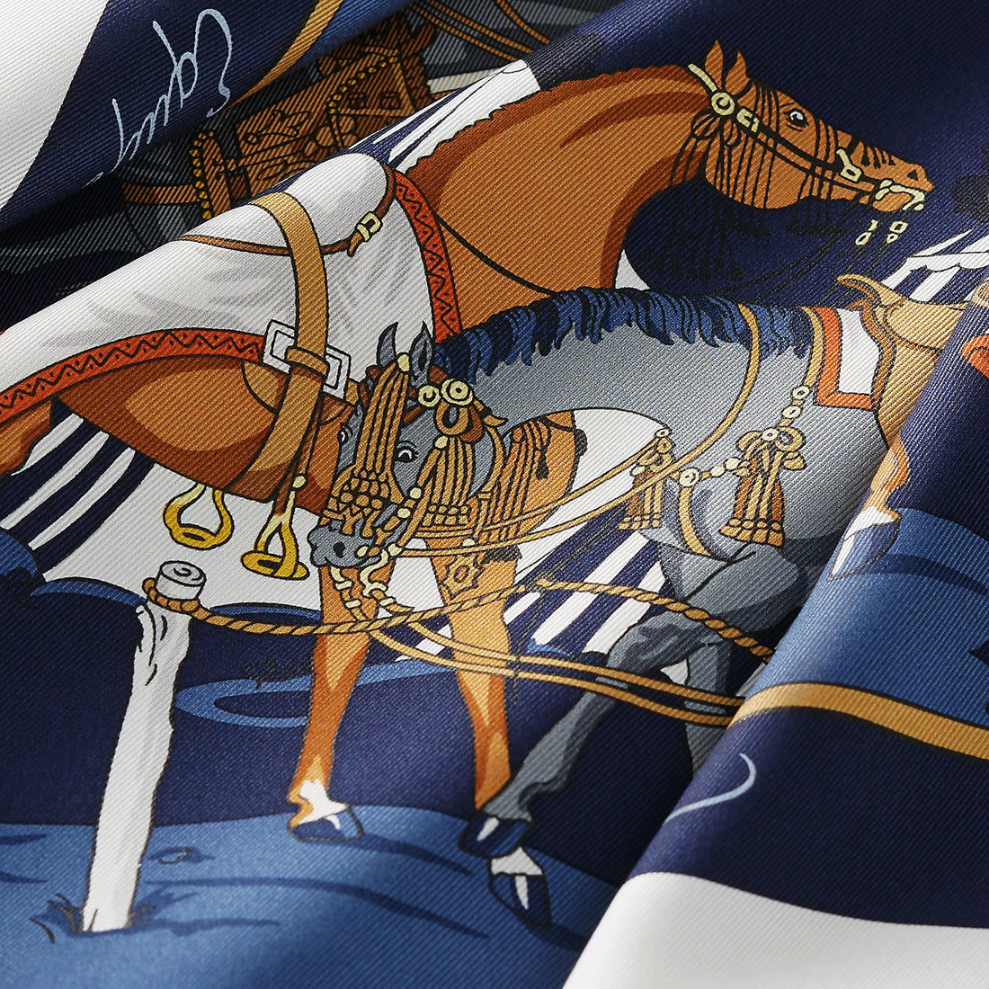 Hermes Equipements a Cheval sur l'Elegance scarf 70