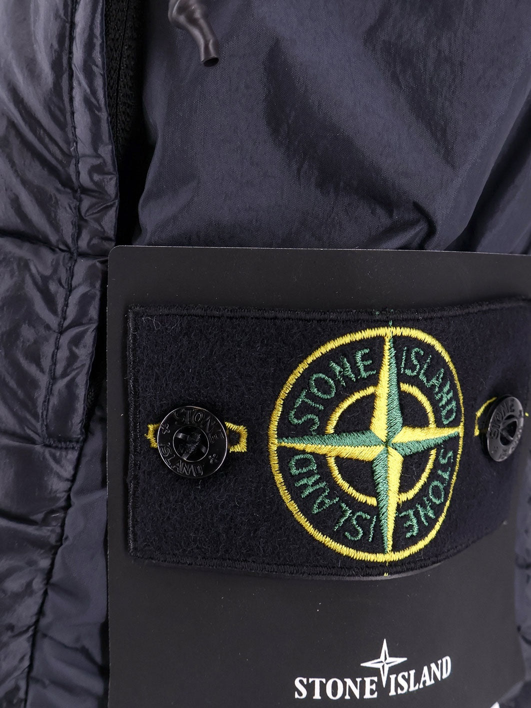Stone Island Men Stone Island Black Jackets