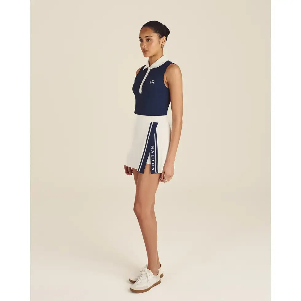 Malbon BASELINE SKIRT - WHITE
