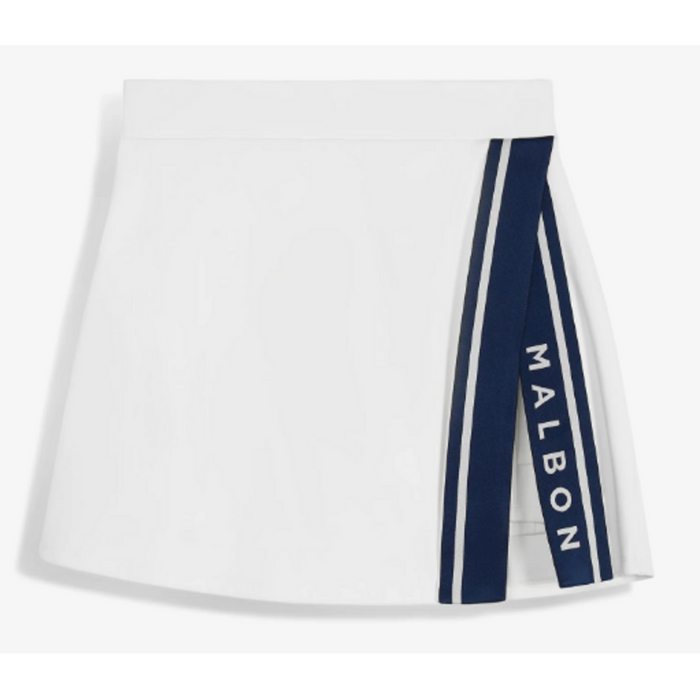 Malbon BASELINE SKIRT - WHITE