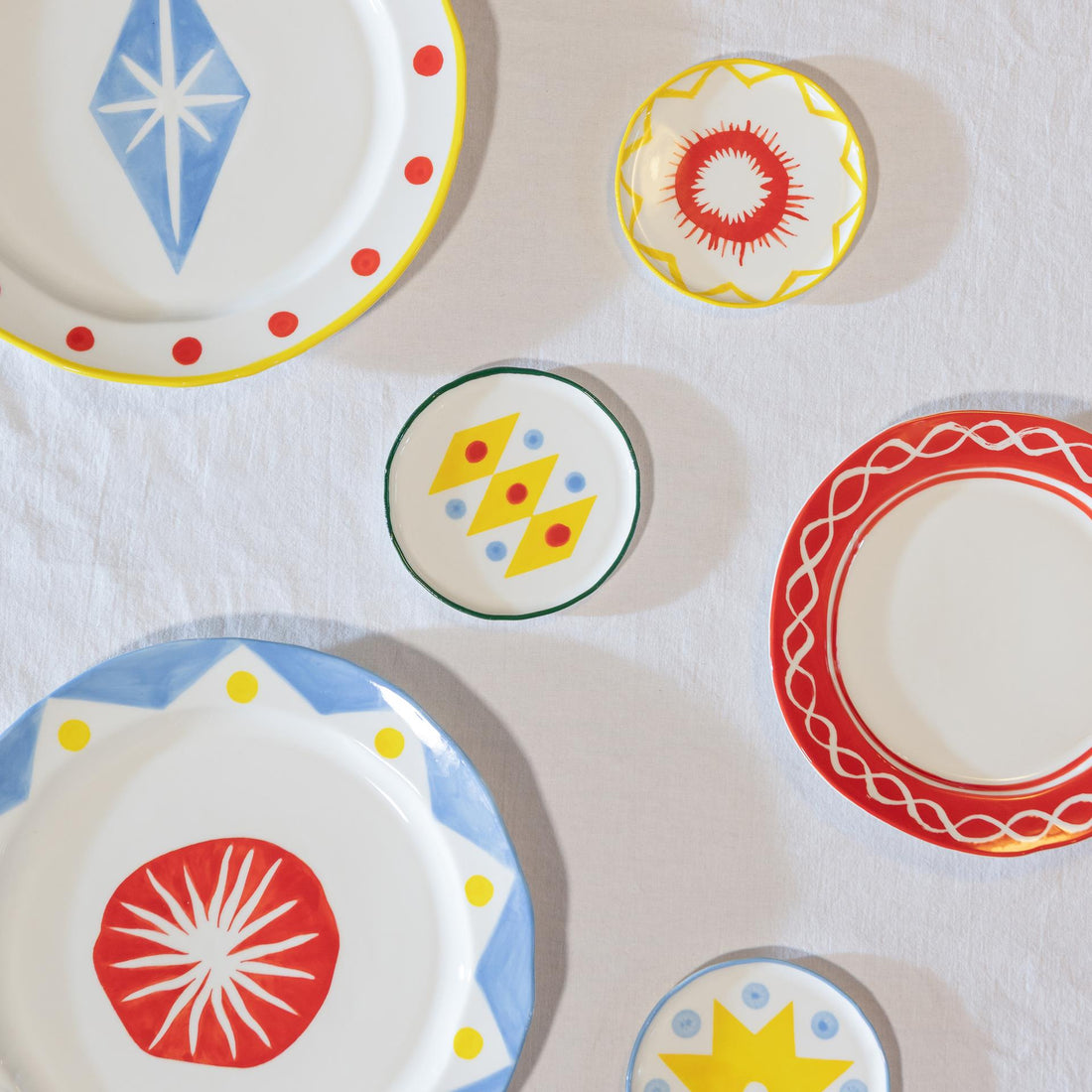 Klevering Plate festivo small set of 4