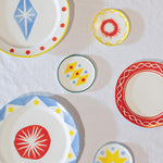 Klevering Plate festivo small set of 4