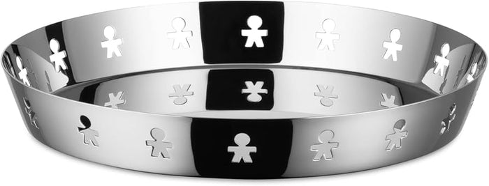 Alessi Mini Girotondo Round Plain, Silver