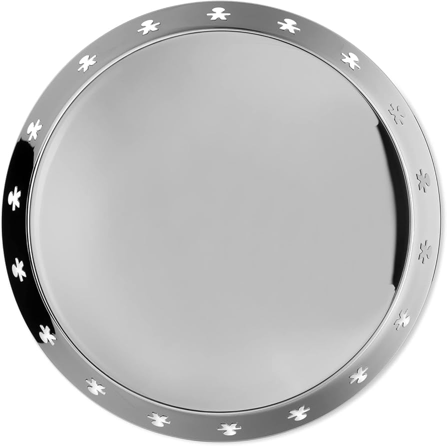 Alessi Mini Girotondo Round Plain, Silver