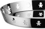 Alessi Mini Girotondo Round Plain, Silver