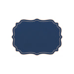 Plumeria Placemat scalloped frames