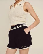 Malbon WILLOW SHORT - BLACK