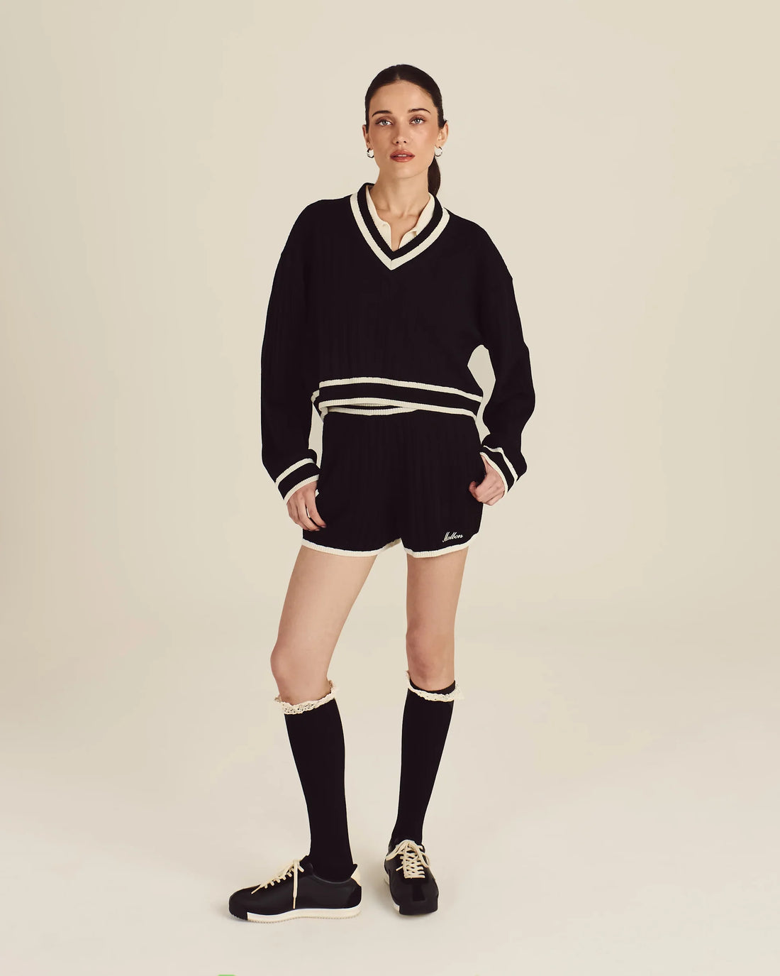Malbon WILLOW SWEATER - BLACK