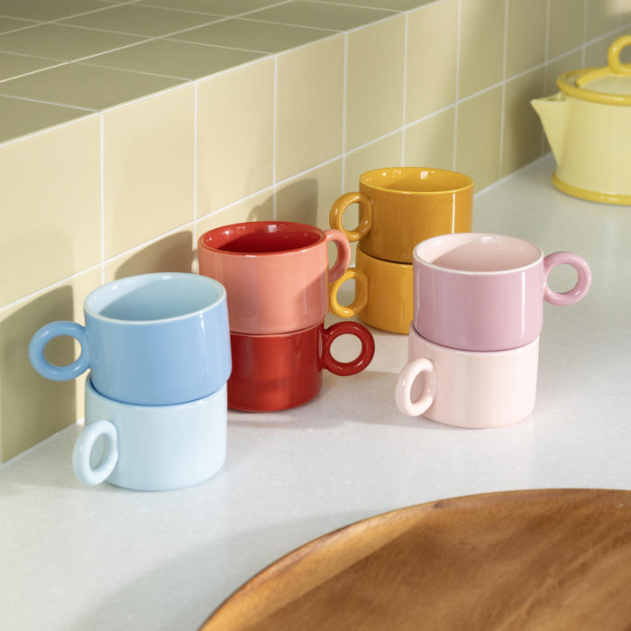 Klevering Mug chiquito ocher set of 2