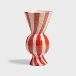 Klevering Vase rhombic red