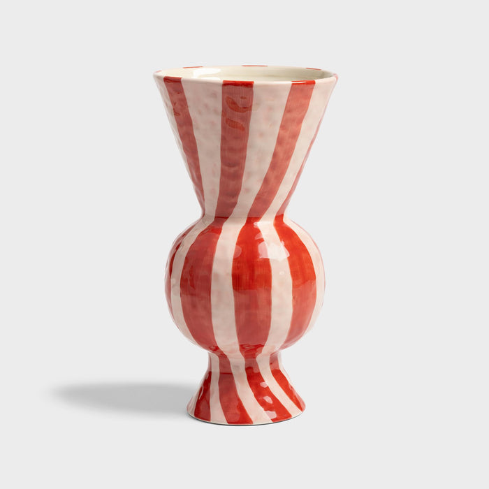 Klevering Vase rhombic red