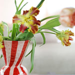 Klevering Vase rhombic red