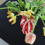 Klevering Vase rhombic red