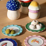Klevering Plate magic mushroom set of 4