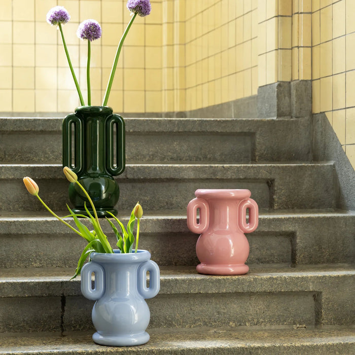 Klevering Vase amfora pink