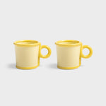 Klevering Mug loop large yellow set of 2