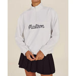 Malbon CROSSCOURT WINDBREAKER - WHITE