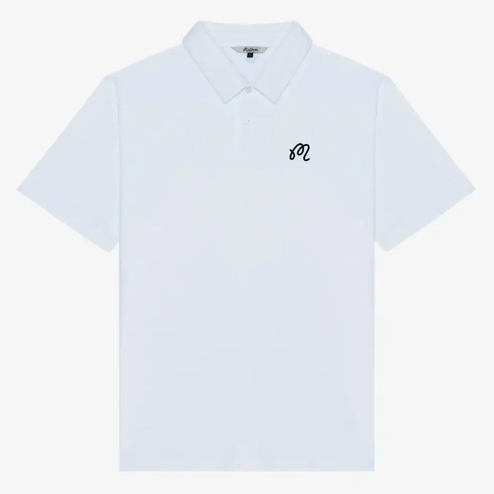 Malbon FAIRWAY POLO - WHITE