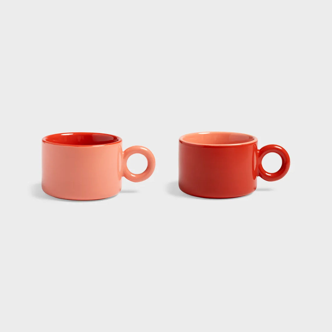 Klevering Mug chiquito red set of 2