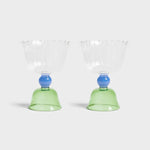 Klevering Glass tulip set of 2