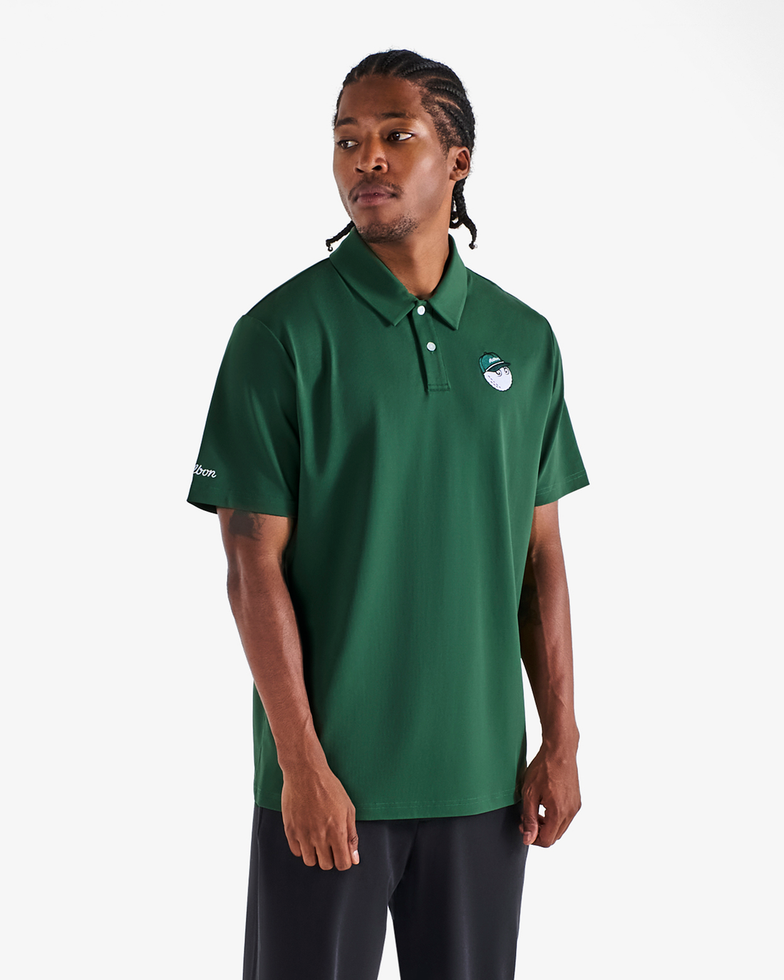 Malbon FAIRWAY BALDWIN POLO - FOREST