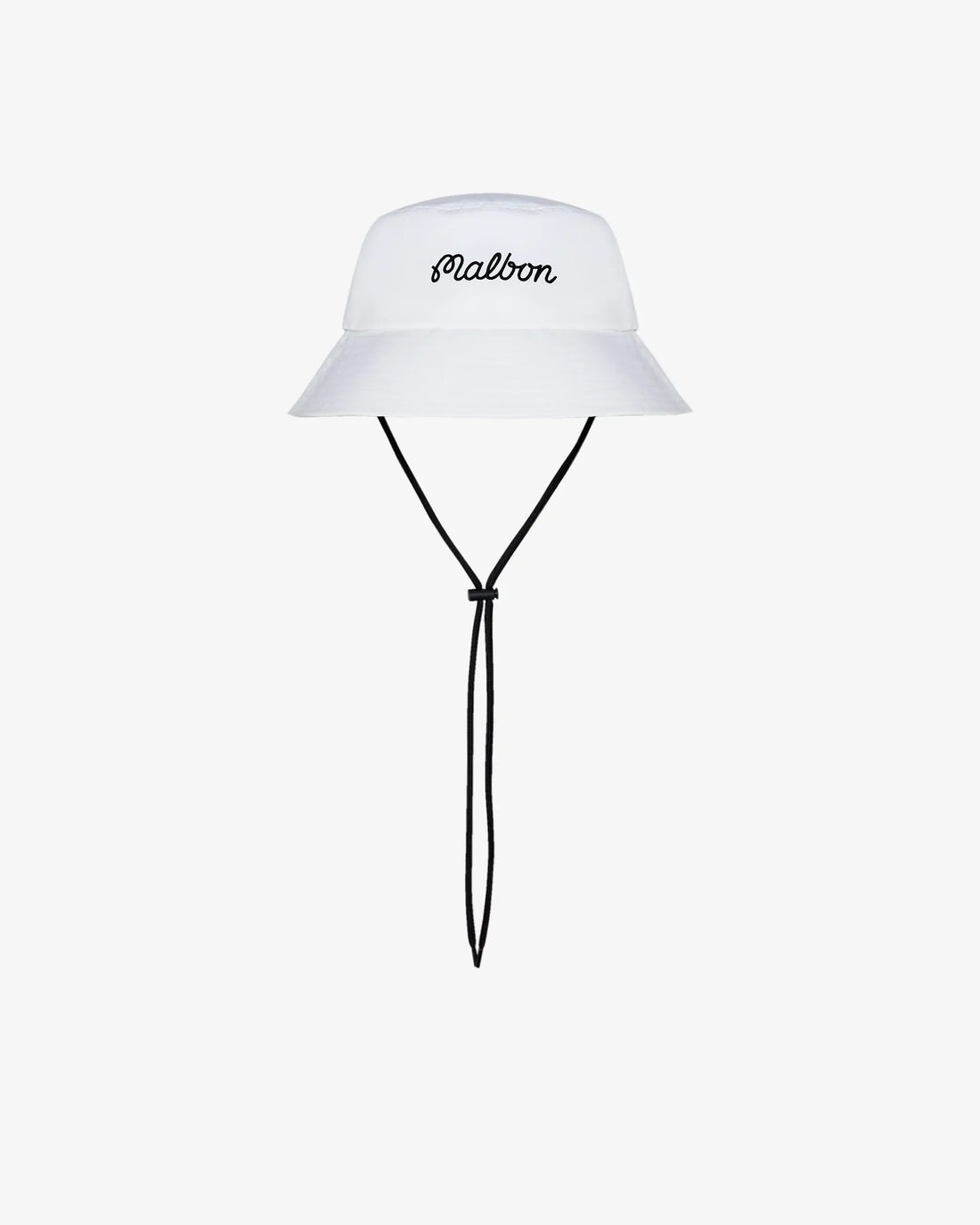 MALBON BUCKET HAT - WHITE