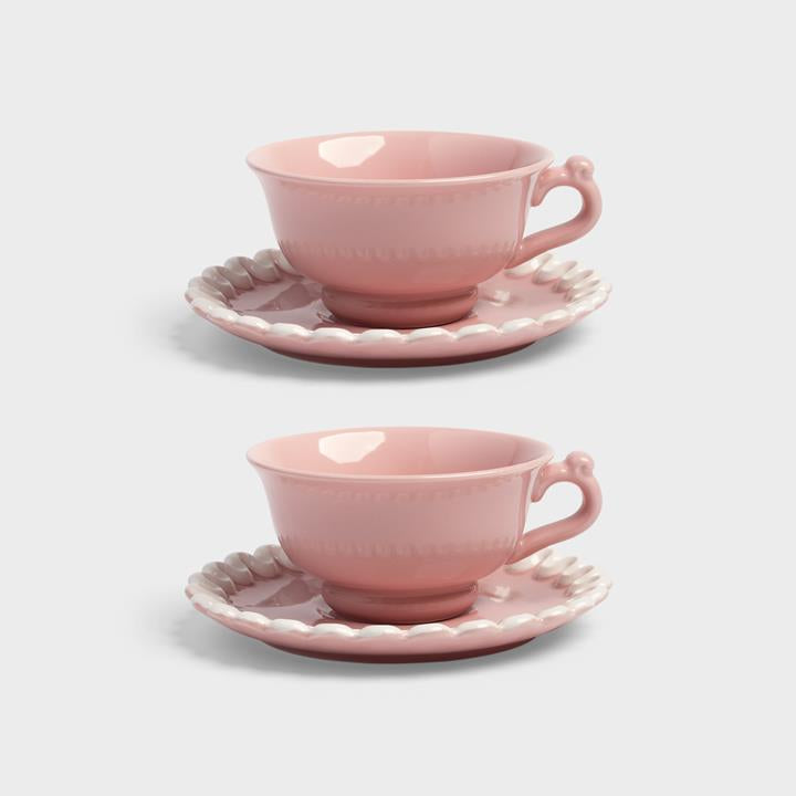 Klervering Cup & saucer whip set of 2