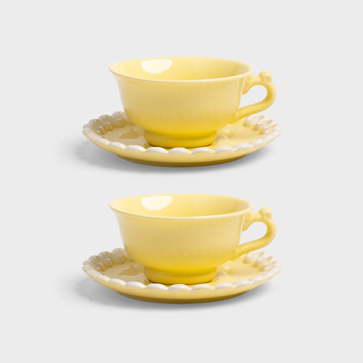 Klervering Cup & saucer whip set of 2