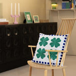 Klevering cushion patch clover 50x50
