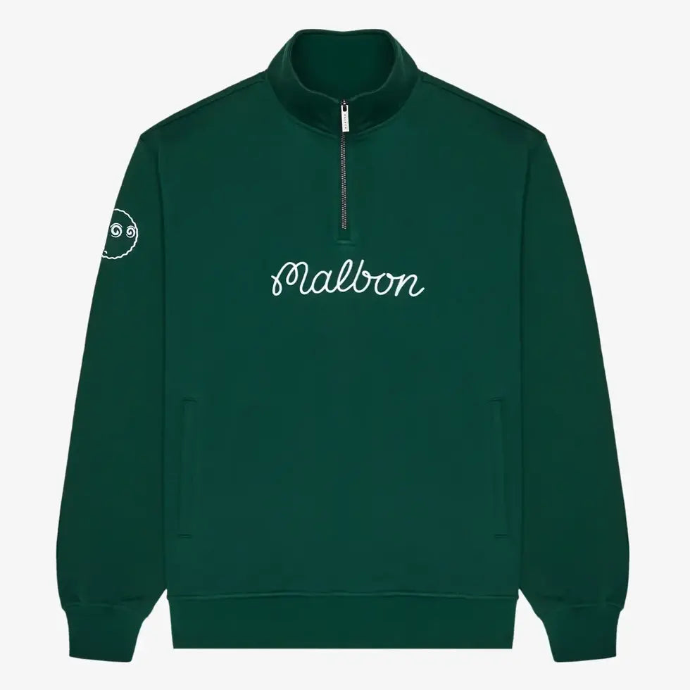Malbon COLLEGIATE SWEATSHIRT - FOREST