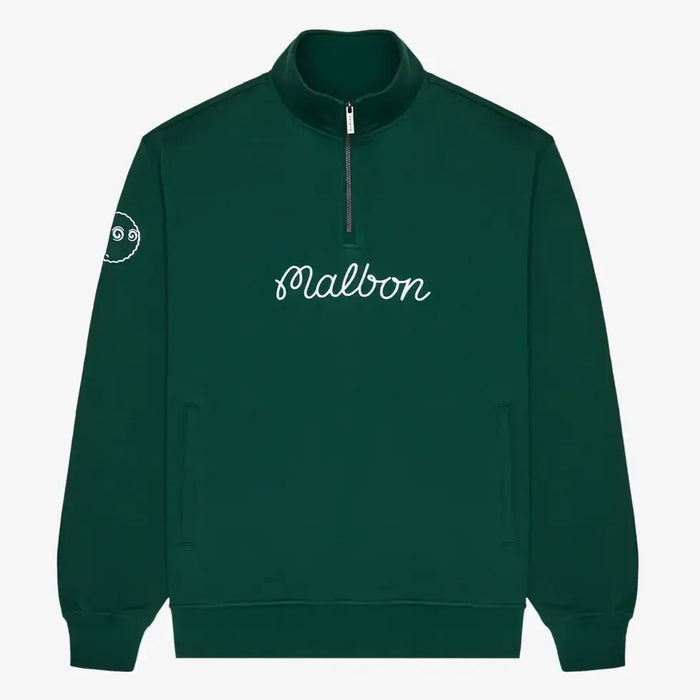 Malbon COLLEGIATE SWEATSHIRT - FOREST
