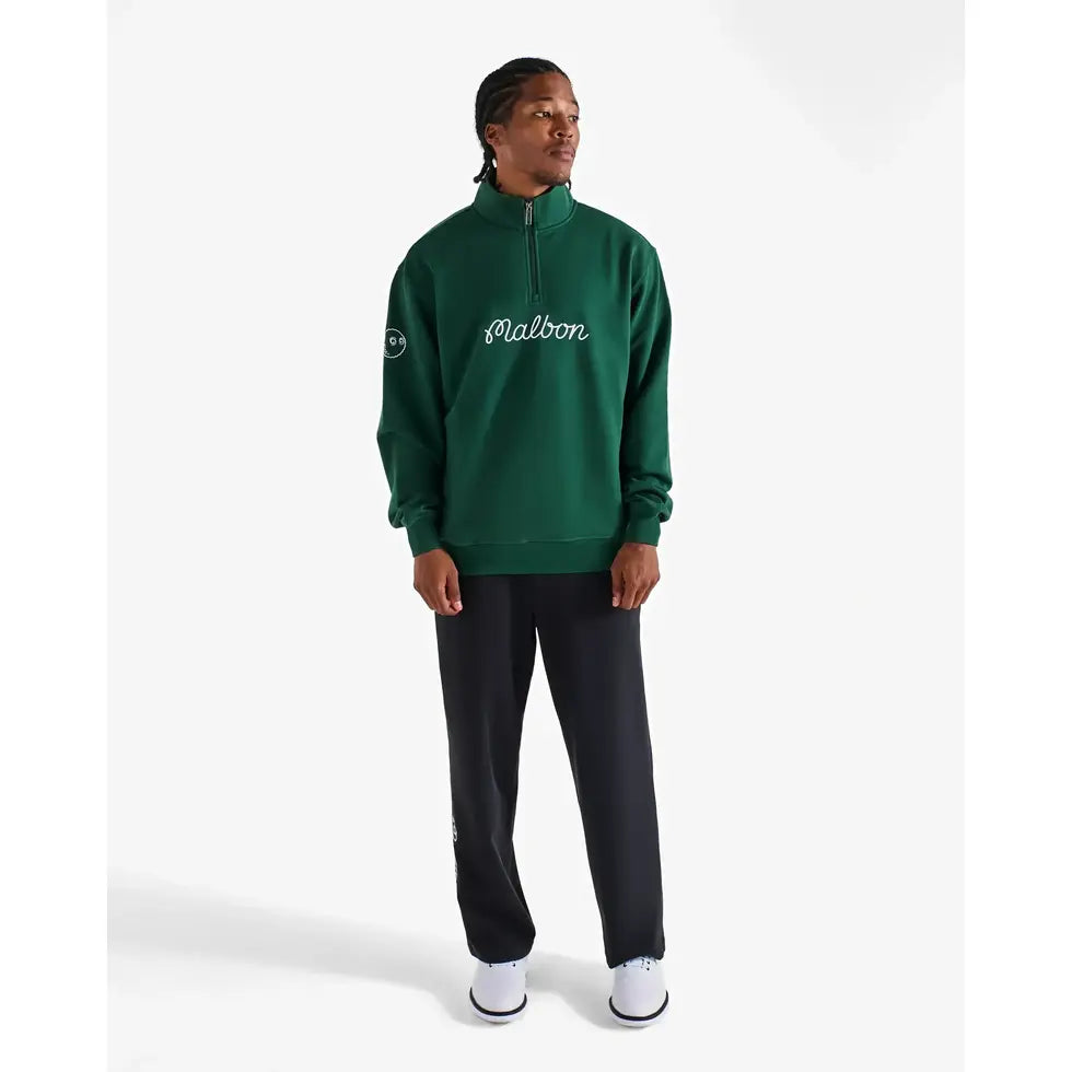 Malbon COLLEGIATE SWEATSHIRT - FOREST