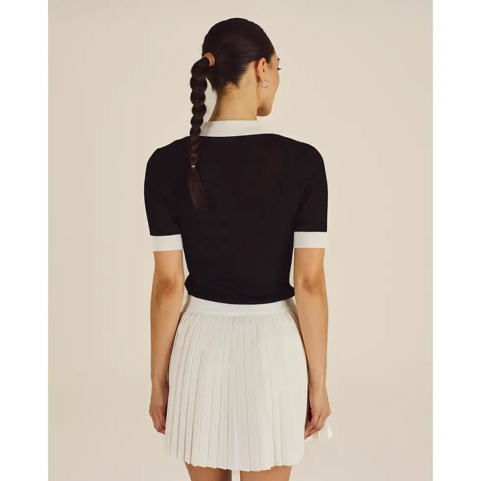 Malbon MELANY POLO - BLACK ONYX